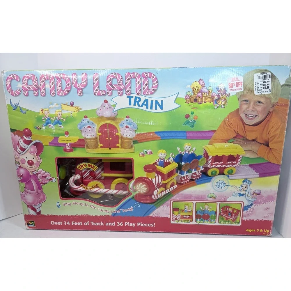 Vintage 2002 Hasbro Candy Land‎ Train 100% CIB. Tested And Works See Video